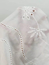 Frenchy 25+ Elegant Jacquard Lace Trim Casual Vacation Lightweight Blouse